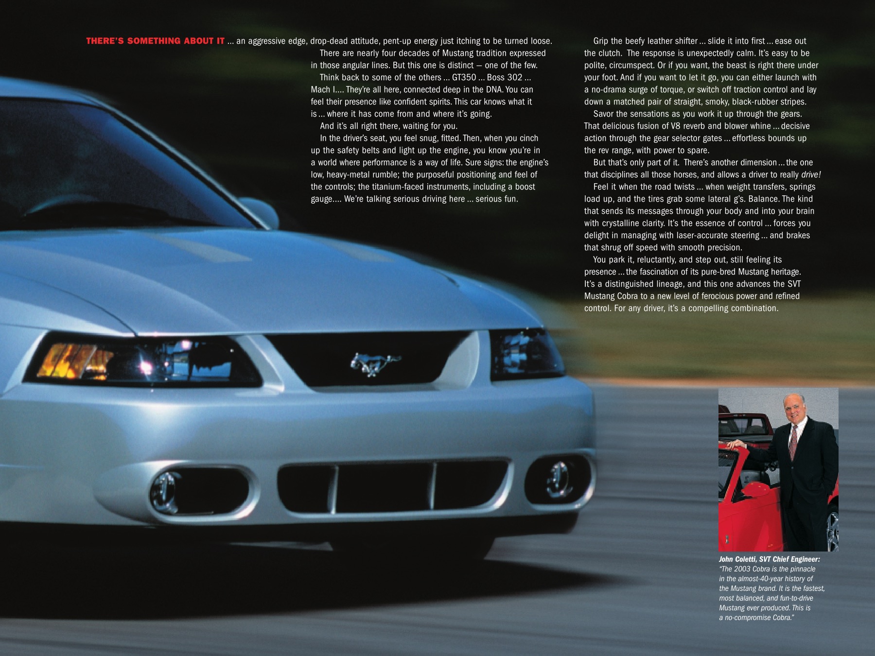 2003 Ford Mustang Cobra Brochure Page 16